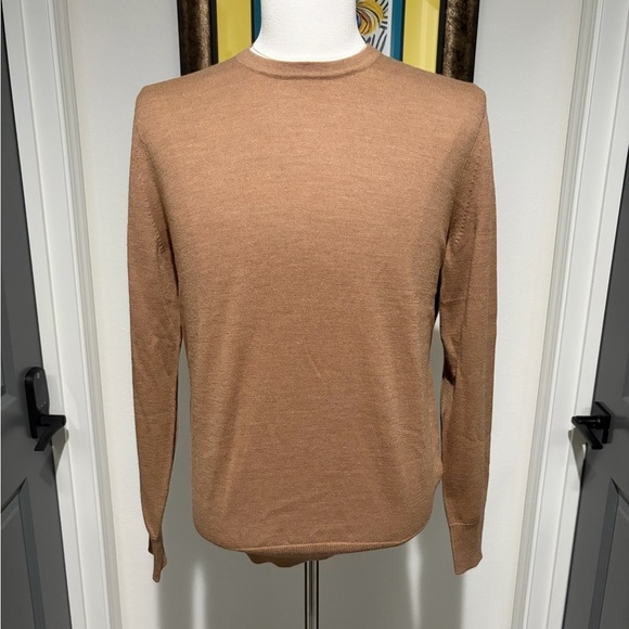 Banana Republic Other - Banana Republic Men's Italian Merino Wool Camel Crewneck Sweater M
